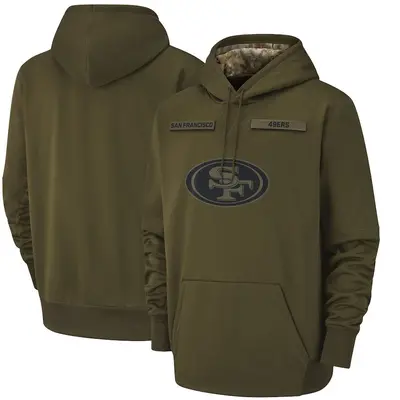 49ers hoodie salute to service