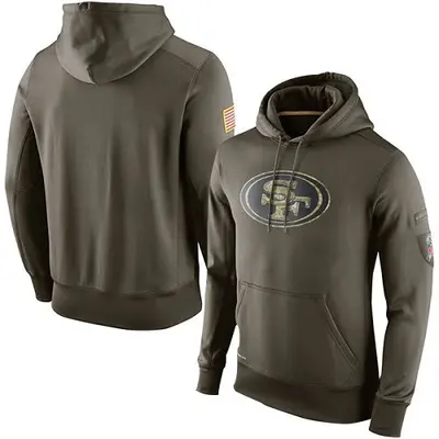 49ers hoodie salute to service