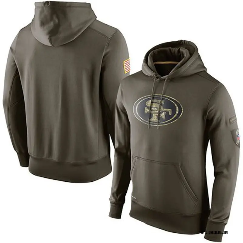 San Francisco 49ers Nike Circuit Logo Essential Performance Pullover Hoodie  - Black