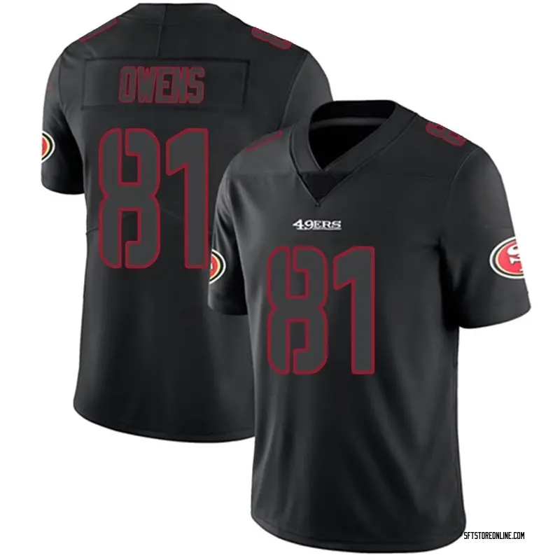 Men's Terrell Owens San Francisco 49ers Jersey - Black Impact Limited