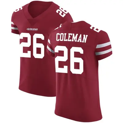 Tevin Coleman 28 San Francisco 49Ers Super Bowl LVII White Men Game Jersey  - Bluefink