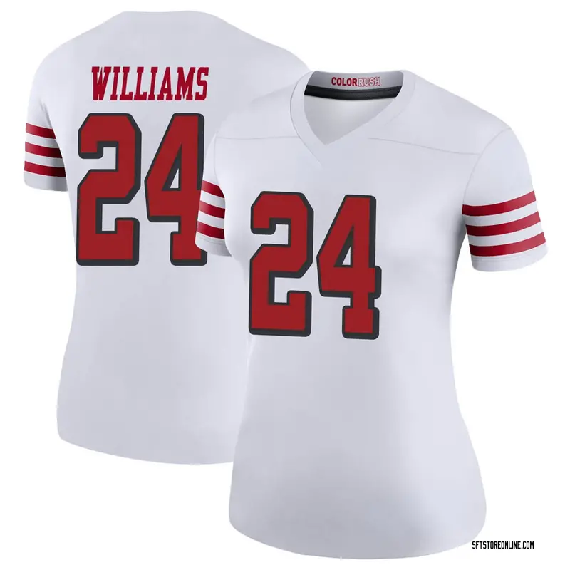 Women's K'Waun Williams San Francisco 49ers Color Rush Jersey - White ...